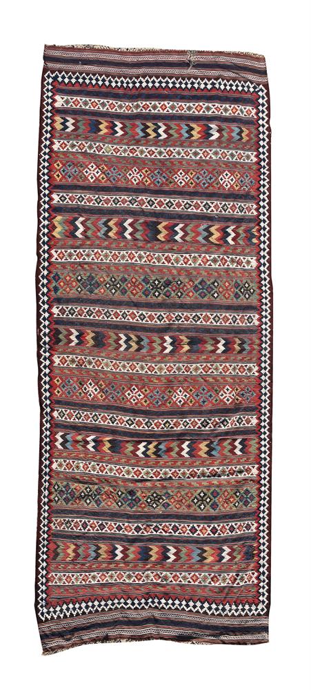 A QASHQAI KILIM CARPET