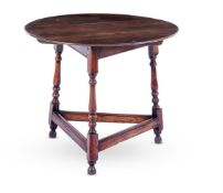 A FRUITWOOD CRICKET TABLE, MID 18TH CENTURY