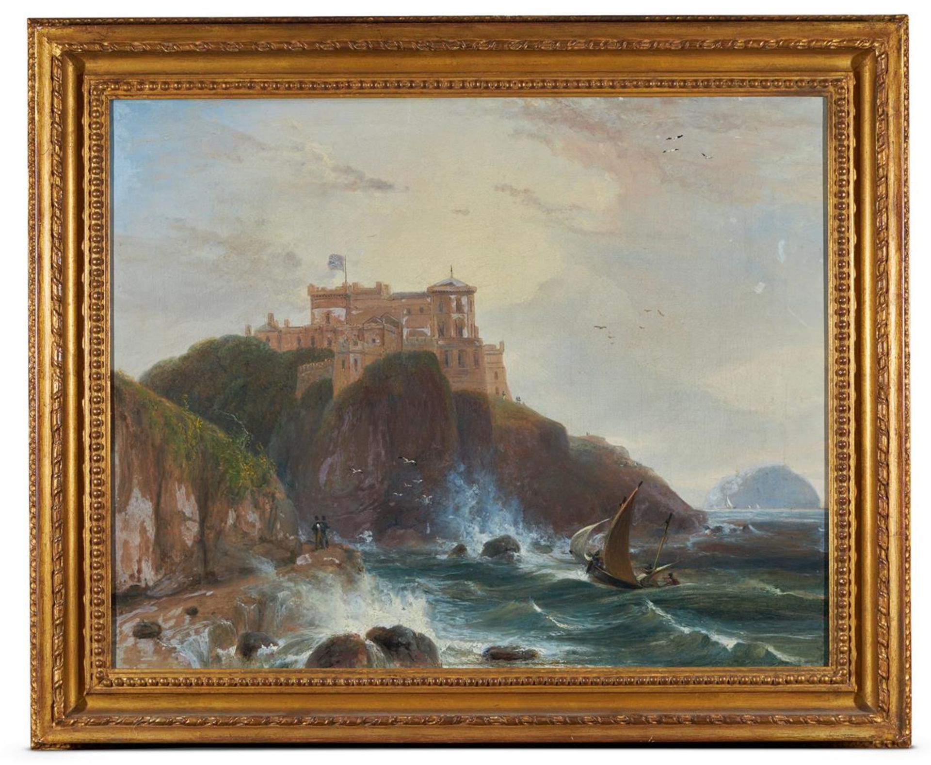 WILLIAM DANIELL (BRITISH 1769-1837), A VIEW OF CULZEAN CASTLE ON THE AYRSHIRE COAST