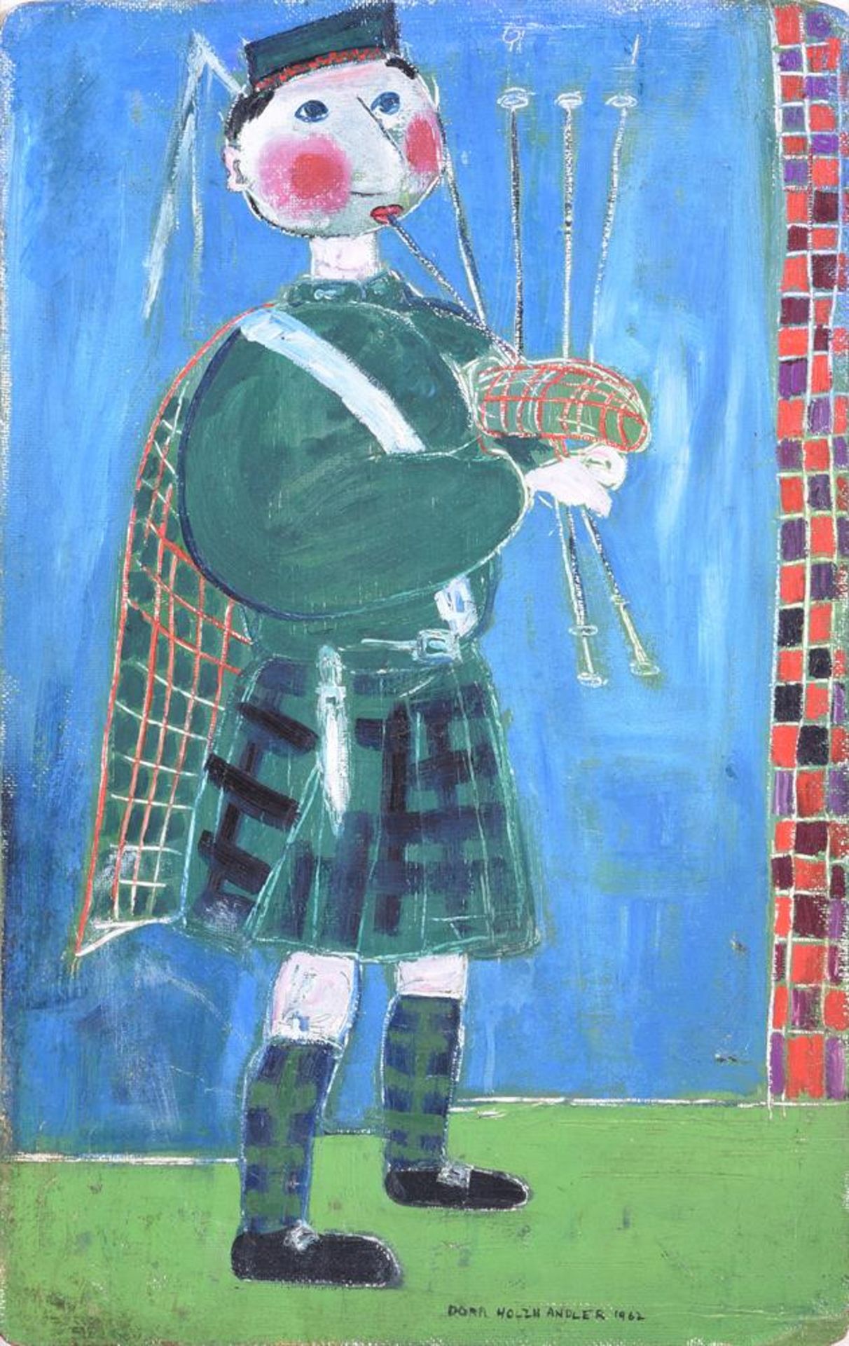 λ DORA HOLZHANDLER (BRITISH 1928-2015), THE PIPER - Bild 2 aus 4