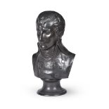 AFTER CANOVA- BRONZE PORTRAIT BUST OF THE YOUNG NAPOLEON, FRENCH 19TH CENTURY