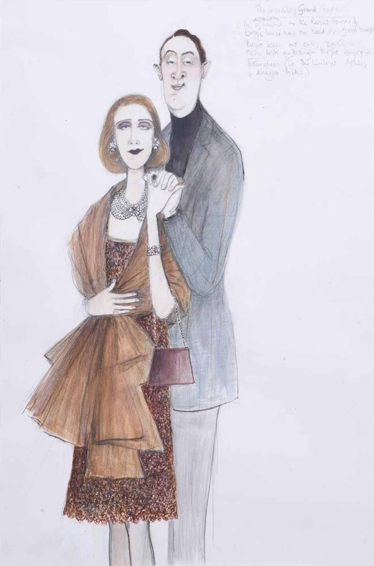 λ SUE MACARTNEY SNAPE (TANZANIAN B. 1957), THE INCREDIBLY GRAND COUPLE - Image 4 of 5