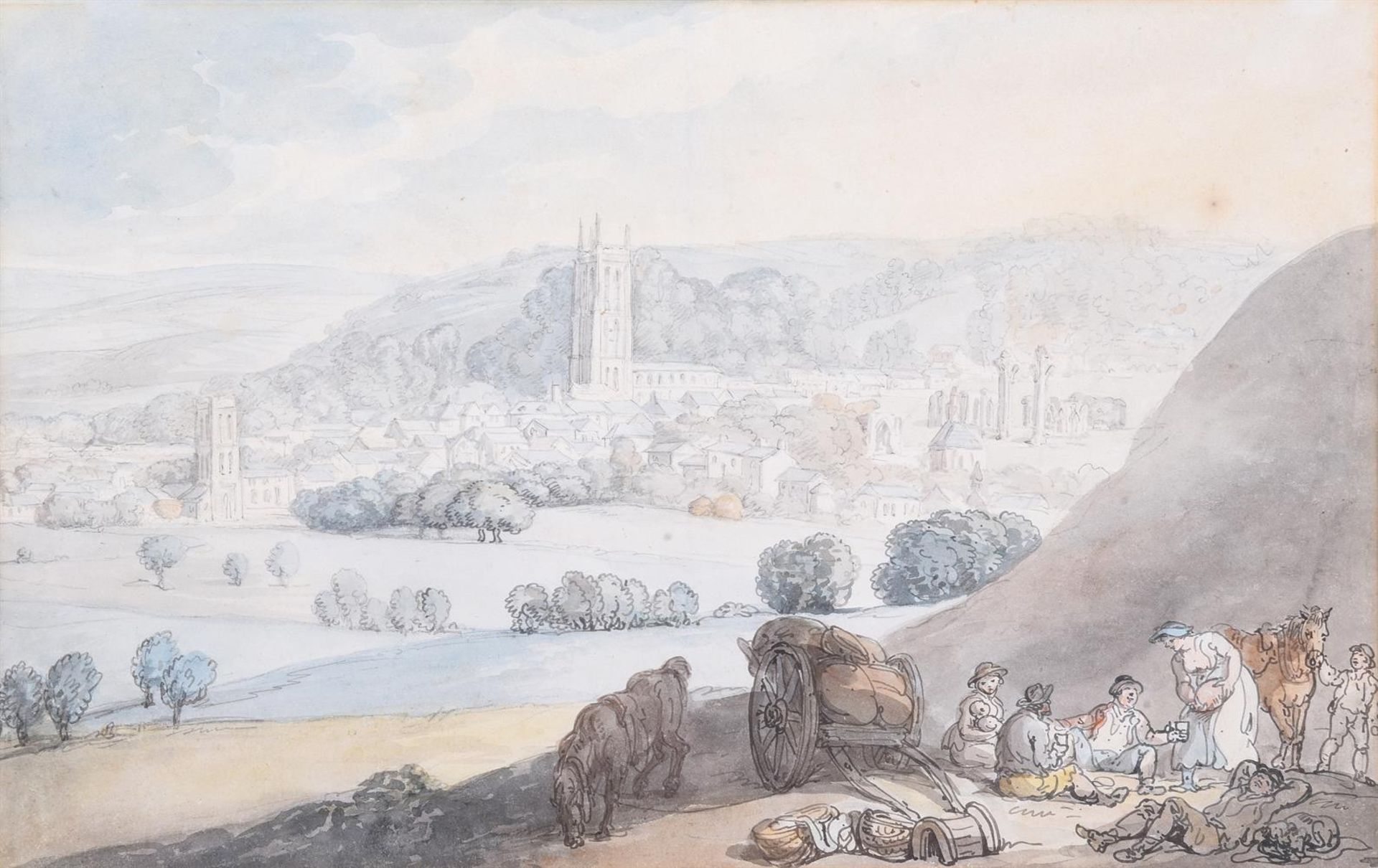 THOMAS ROWLANDSON (BRITISH 1756-1827), GLASTONBURY - Bild 2 aus 3