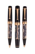 MONTBLANC, WRITERS EDITION, ALEXANDRE DUMAS, A LIMITED EDITION THREE PIECE SET