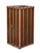 LOUIS VUITTON, A MONOGRAMMED COATED CANVAS TRAVELLING WARDROBE TRUNK