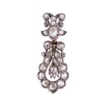 A LATE 19TH/EARLY 20TH CENTURY DIAMOND PENDANT, CIRCA 1900