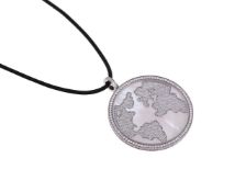 Y JACOB & CO., THE WORLD IS YOURS, A MOTHER OF PEARL AND DIAMOND PENDANT