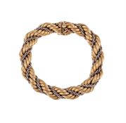 LABORATORIO ORAFO NICOLI-SCOLA S.n.C., A 1960S ITALIAN ROPE TWIST BRACELET