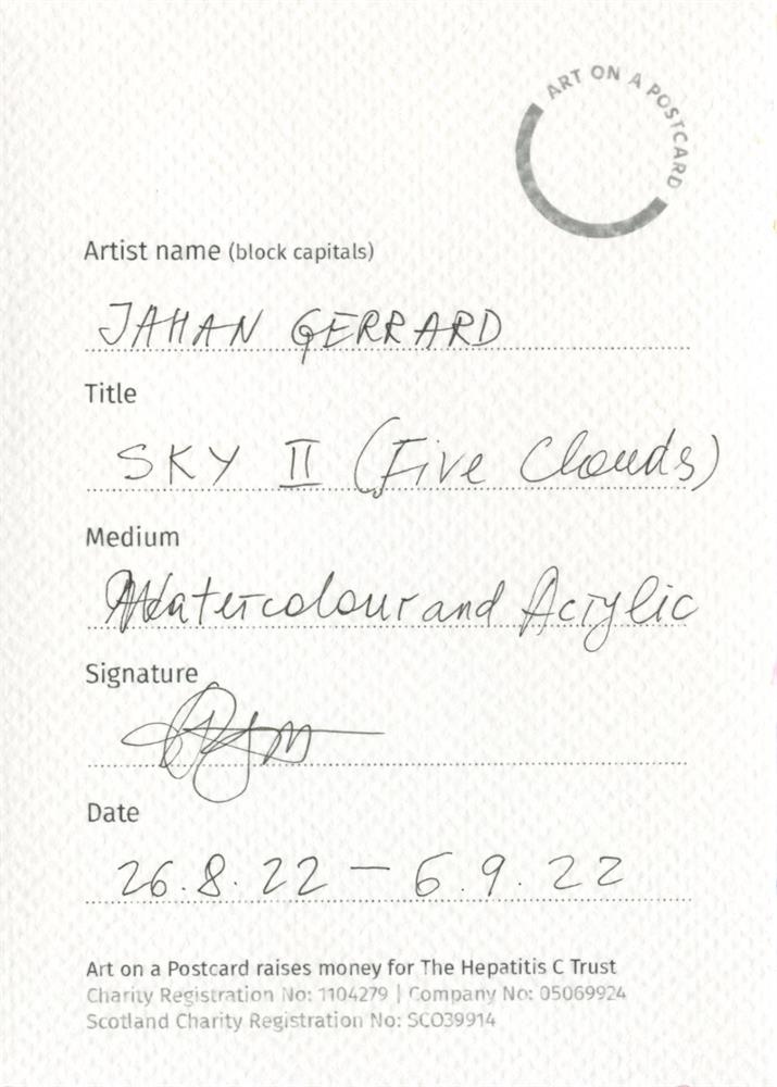 Jahan Gerrard, Sky II (Five Clouds), 2022 - Image 2 of 3