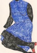 Rosie McGuinness, Blue Dress I, 2022