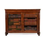 Y A GEORGE IV ROSEWOOD BOOKCASE, ATTRIBUTED TO GILLOWS, CIRCA 1825