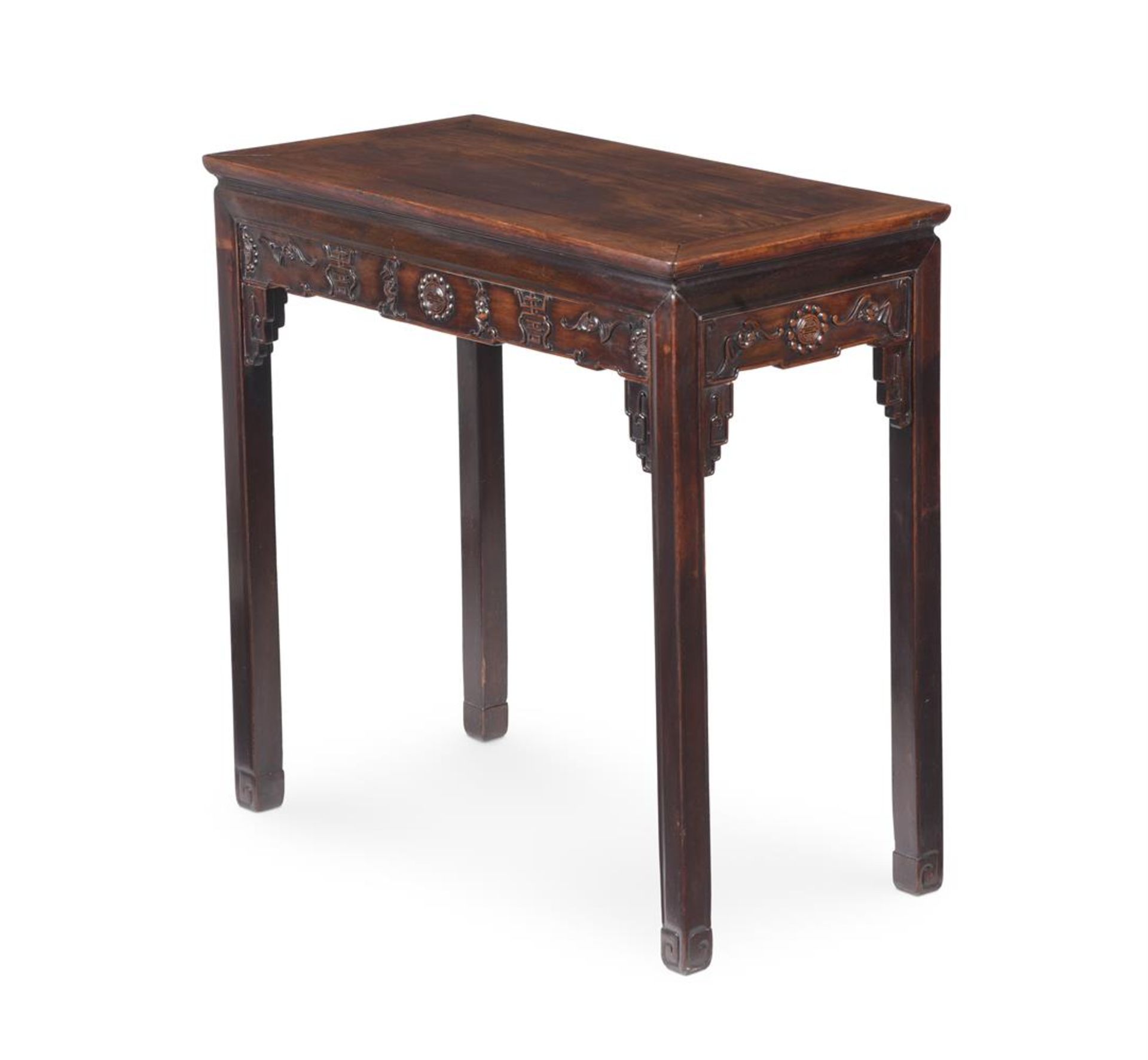 A CHINESE HARDWOOD SIDE OR ALTAR TABLE, 18TH/19TH CENTURY - Image 2 of 5