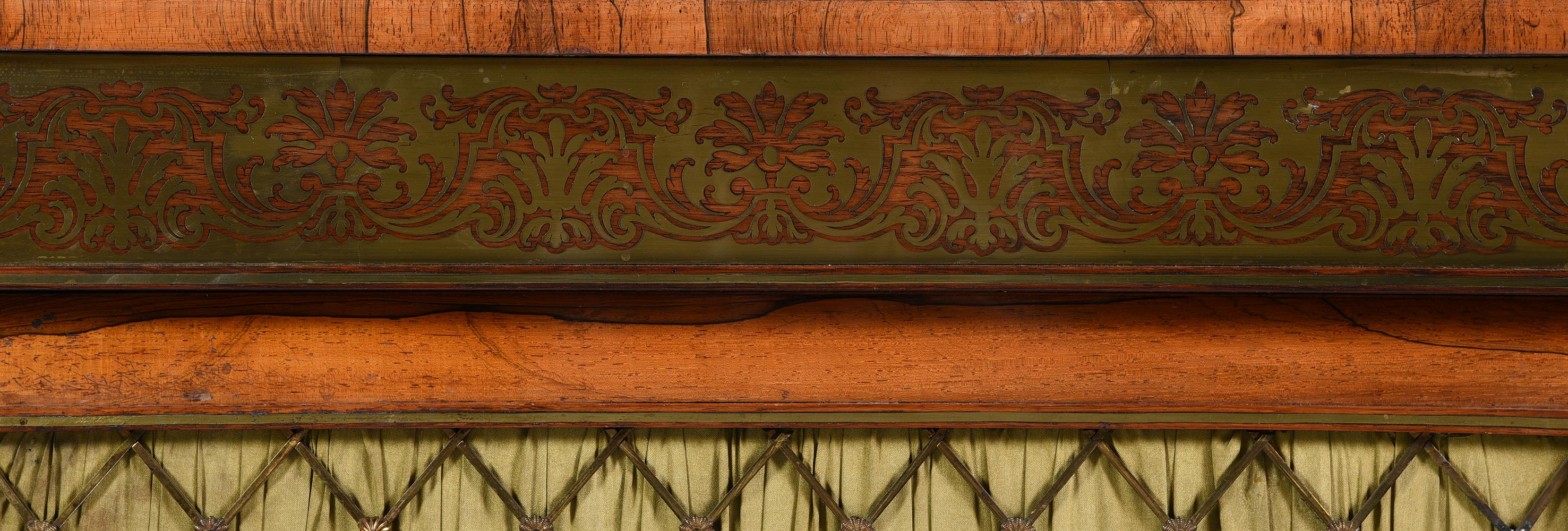 Y A REGENCY ROSEWOOD & BRASS MARQUETRY SIDE CABINET, ATTRIBUTED TO GILLOWS, CIRCA 1815 - Image 7 of 8