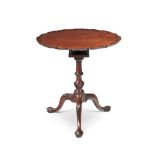 A GEORGE III MAHOGANY TRIPOD TABLE, CIRCA 1760