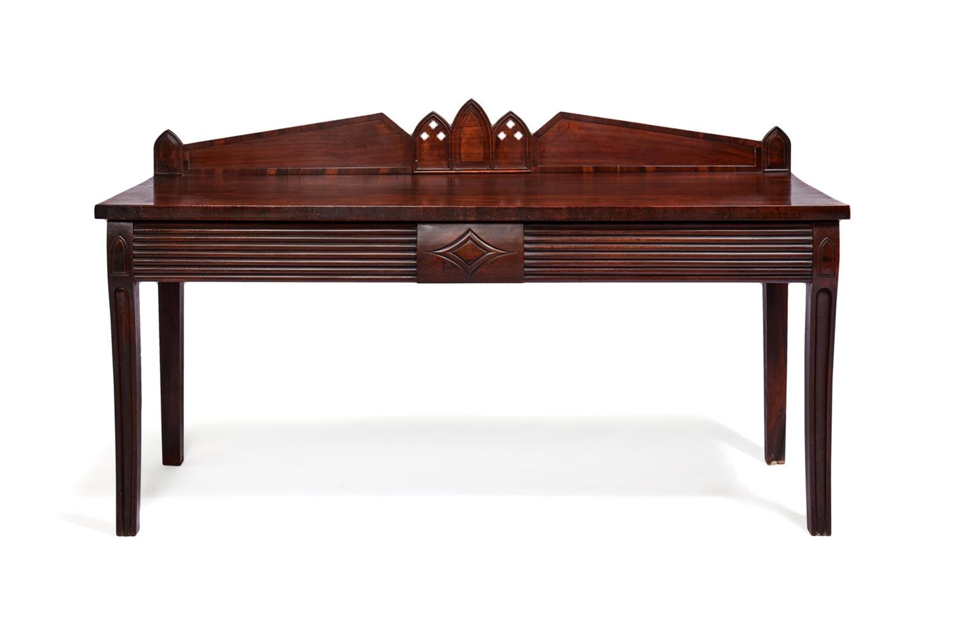 AN ANGLO-INDIAN EXOTIC HARDWOOD SERVING TABLE, CIRCA 1830