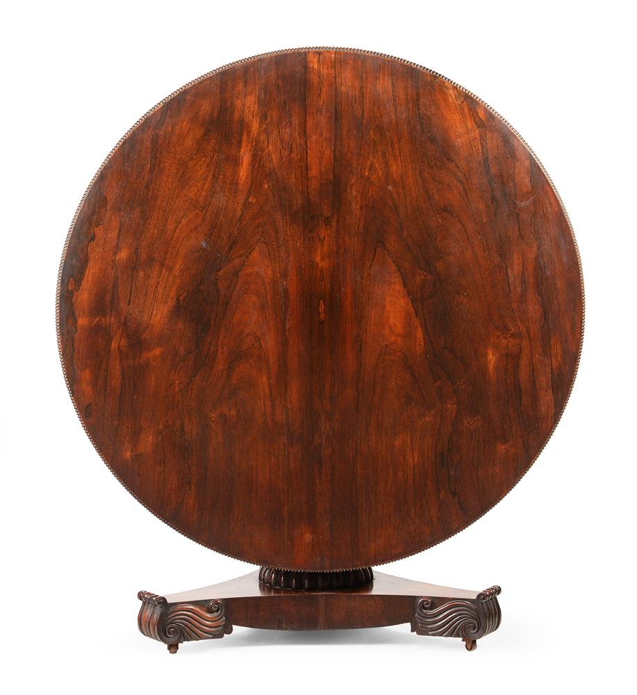 Y A WILLIAM IV ROSEWOOD CENTRE TABLE, CIRCA 1830 - Image 2 of 5