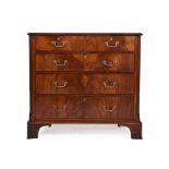 A GEORGE III MAHOGANY CHEST OF DRAWERS, CIRCA 1770