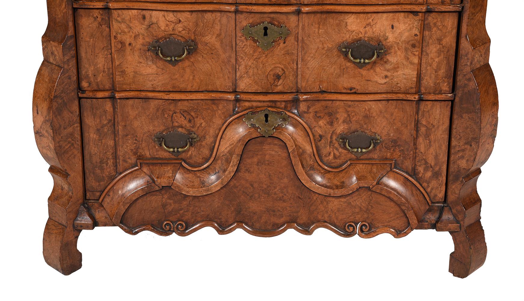 A DUTCH WALNUT AND BURR WALNUT COMMODE, LATE 18TH CENTURY - Image 2 of 6