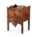 A GEORGE III MAHOGANY BEDSIDE COMMODE, CIRCA 1780