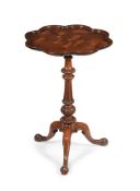 Y A ROSEWOOD TRIPOD TABLE, ATTRIBUTED TO GILLOWS, SECOND QUARTER 19TH CENTURY