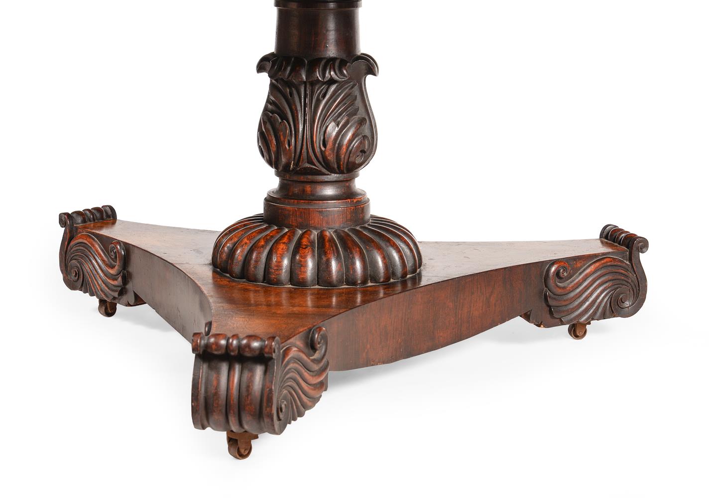 Y A WILLIAM IV ROSEWOOD CENTRE TABLE, CIRCA 1830 - Image 3 of 5