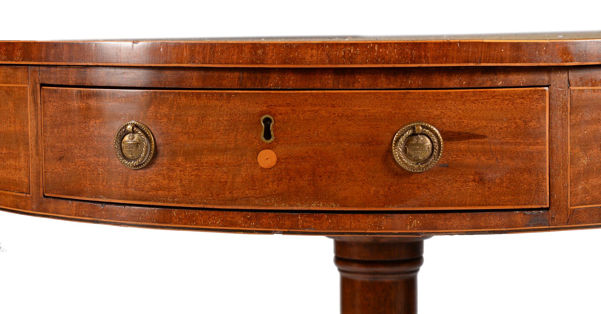 A GEORGE III MAHOGANY 'DRUM' LIBRARY TABLE, LATE 18TH CENTURY - Image 4 of 4