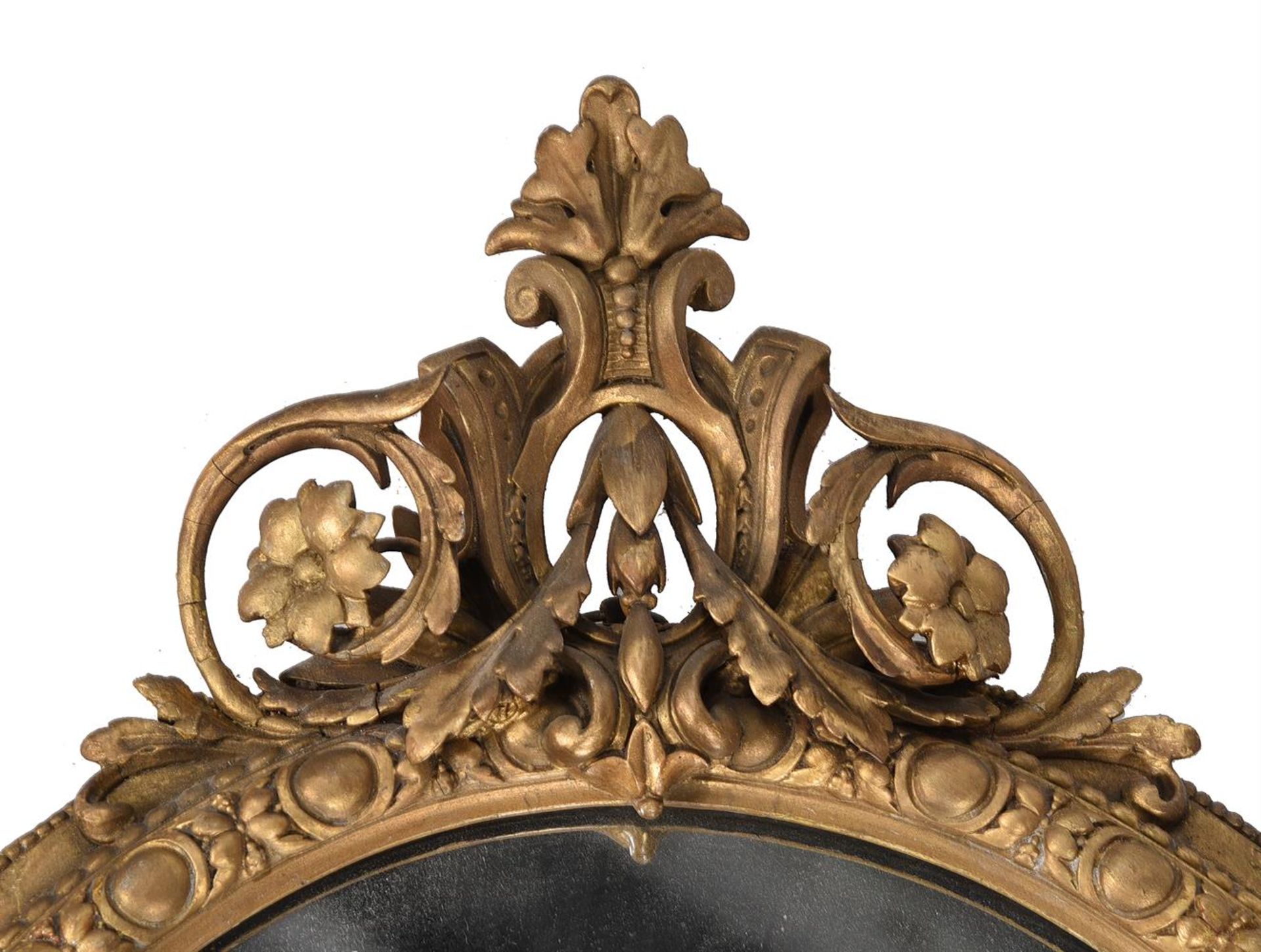 A PAIR OF VICTORIAN GILTWOOD AND GESSO GIRANDOLES, SECOND HALF 19TH CENTURY - Image 4 of 6