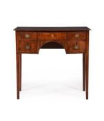 A GEORGE III MAHOGANY SIDE TABLE, LATE 18TH/EARLY 19TH CENTURY