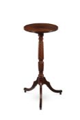 A REGENCY MAHOGANY TORCHERE STAND OR OCCASIONAL TABLE, CIRCA 1820