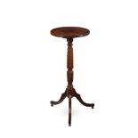 A REGENCY MAHOGANY TORCHERE STAND OR OCCASIONAL TABLE, CIRCA 1820