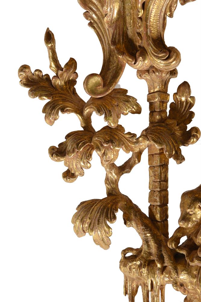 A PAIR OF GEORGE III GILTWOOD WALL BRACKETS, CIRCA 1760 - Image 7 of 7