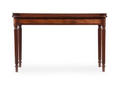 A GEORGE IV MAHOGANY SERVING TABLE, ATTRIBUTED TO GILLOWS, CIRCA 1825