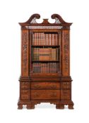 AN UNUSUAL MAHOGANY BOOKCASE IN THE MANNER OF WILLIAM VILE