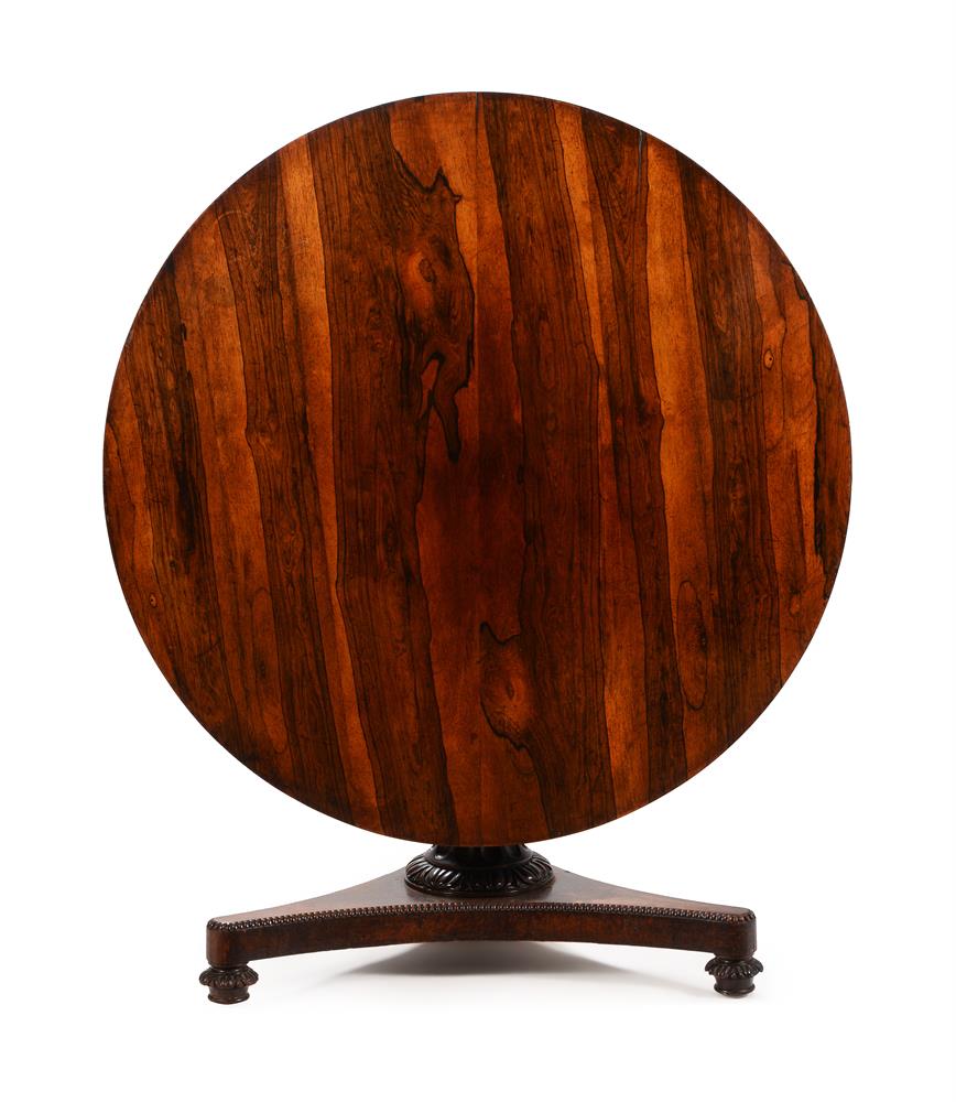 Y A WILLIAM IV ROSEWOOD CENTRE TABLE, CIRCA 1830 - Image 2 of 6