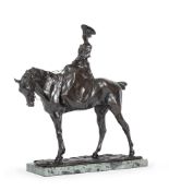 AFTER PRINCE PAUL TROUBETZKOY (RUSSIAN/ITALIAN, 1866-1938), EQUESTRIAN BRONZE 'AMAZONE'