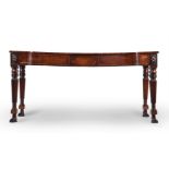 A REGENCY MAHOGANY SERVING TABLE, IN THE MANNER OF GEORGE SMITH, CIRCA 1805-1810