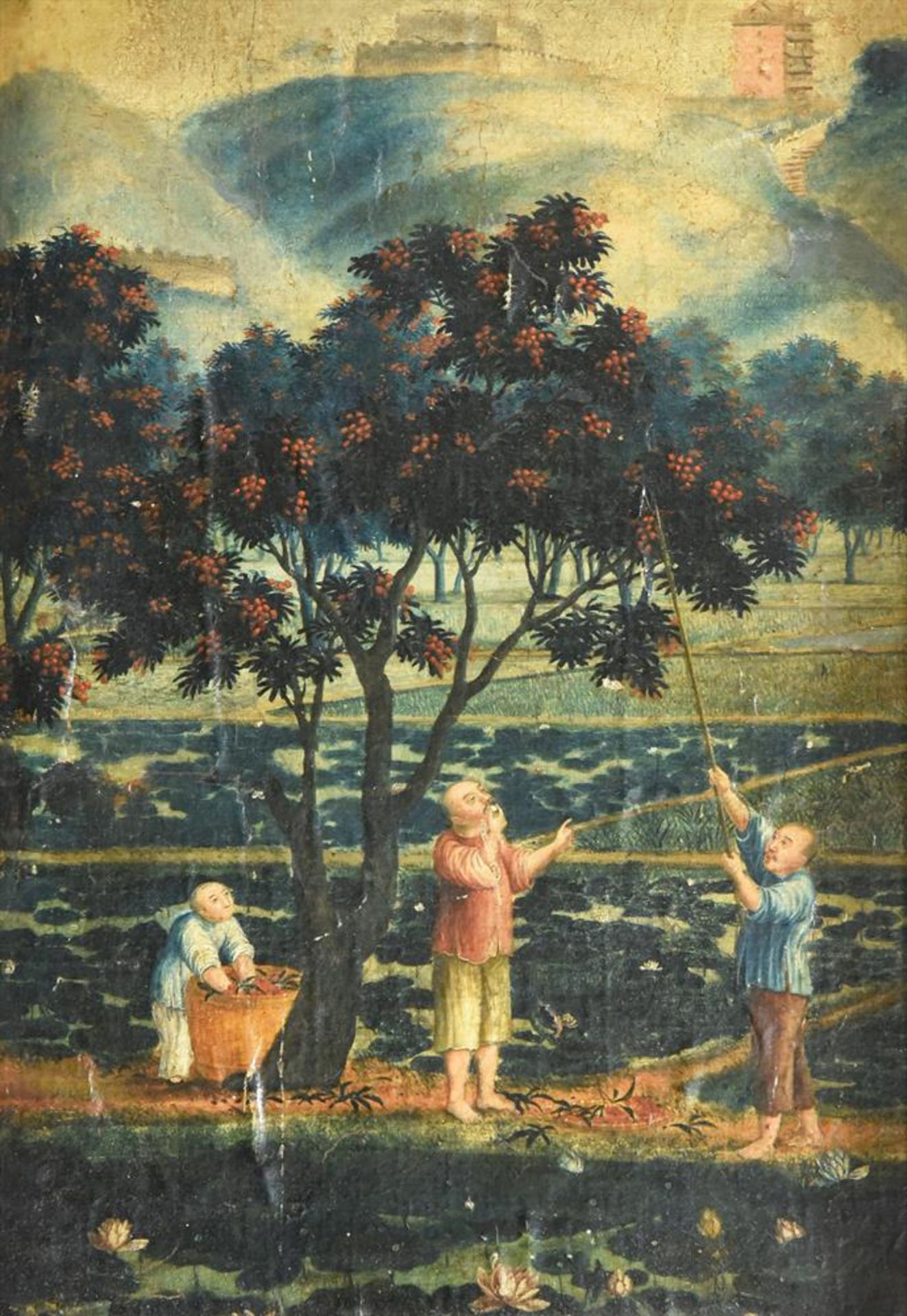 CHINESE SCHOOL (18TH/ EARLY 19TH CENTURY), THE LYCHEE HARVEST - Image 5 of 6