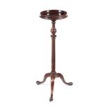 A GEORGE II MAHOGANY TORCHERE STAND, CIRCA 1730