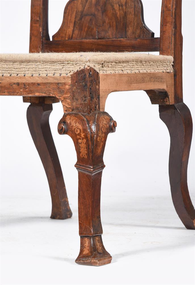 A GEORGE I WALNUT AND SEAWEED MARQUETRY SIDE CHAIR, IN THE MANNER OF JAMES MOORE OR RICHARD ROBERTS - Image 3 of 6