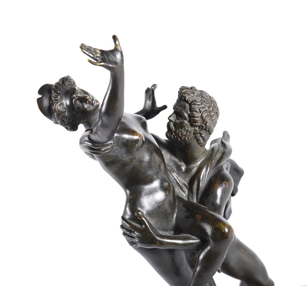 AFTER THE ANTIQUE, A BRONZE GROUP PLUTO AND PROSERPINE, ITALIAN OR FRENCH, 18TH CENTURY - Image 2 of 4