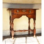 A WILLIAM III WALNUT SIDE TABLE, CIRCA 1700