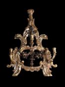 AN ITALIAN CARVED GILTWOOD WALL SCONCE, POSSIBLY VENETIAN, LATE 18TH CENTURY