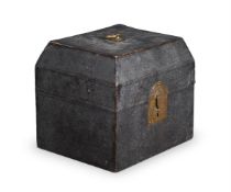 Y A FRENCH SHAGREEN PERFUME BOX, EARLY 19TH CENTURY