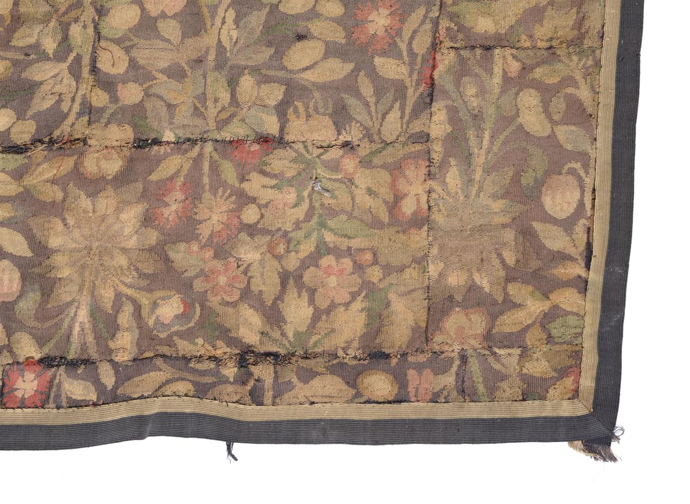 A FRAGMENTARY VERDURE TAPESTRY PANEL, 17TH CENTURY AND LATER - Image 3 of 3