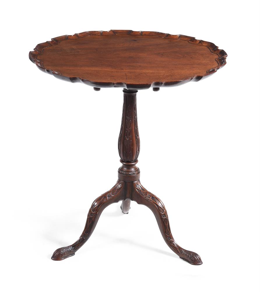 A GEORGE II MAHOGANY 'PIE CRUST' TRIPOD TABLE, CIRCA 1750 - Image 2 of 3