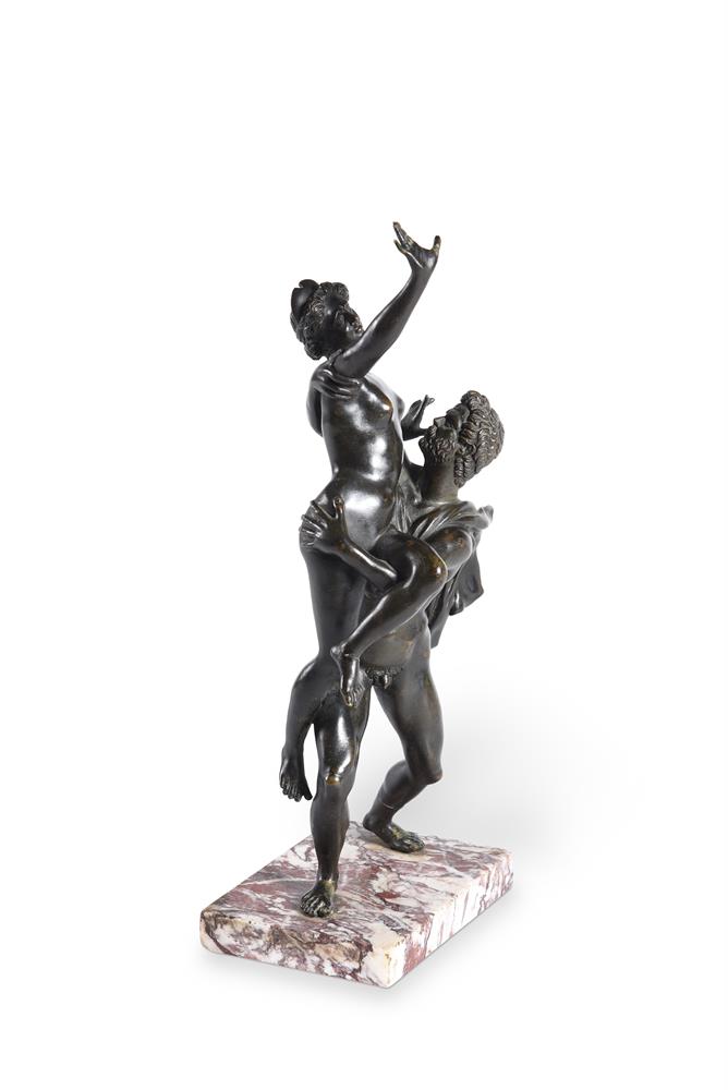 AFTER THE ANTIQUE, A BRONZE GROUP PLUTO AND PROSERPINE, ITALIAN OR FRENCH, 18TH CENTURY