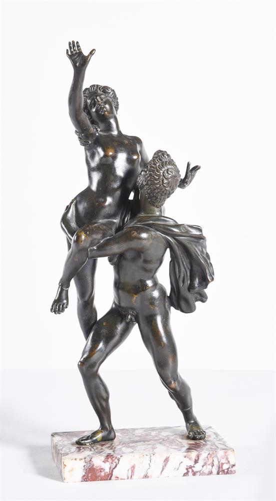 AFTER THE ANTIQUE, A BRONZE GROUP PLUTO AND PROSERPINE, ITALIAN OR FRENCH, 18TH CENTURY - Image 3 of 4