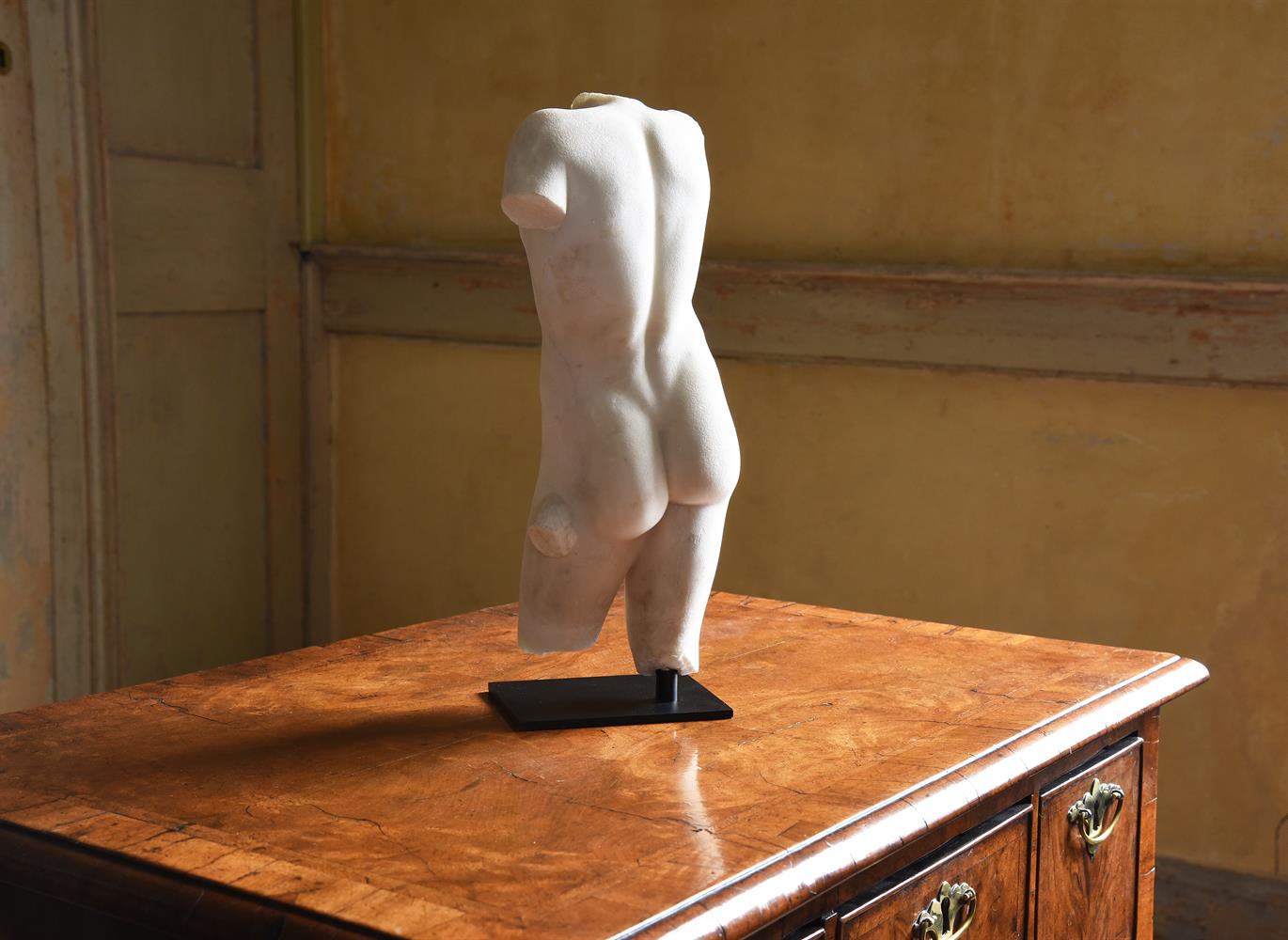 AFTER THE ANTIQUE, A MARBLE TORSO OF A YOUNG MAN, ITALIAN, 19TH CENTURY - Image 2 of 2