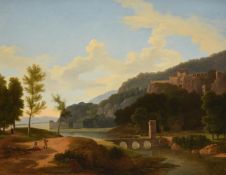 JEAN-VICTOR BERTIN (FRENCH 1767-1842), A WOODED RIVER LANDSCAPE