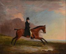 BENJAMIN MARSHALL (BRITISH 1767-1835), A GENTLEMAN ON A BAY HORSE